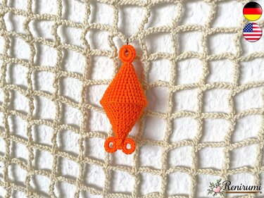 Pattern Fishing Net And Buoy - Crochet