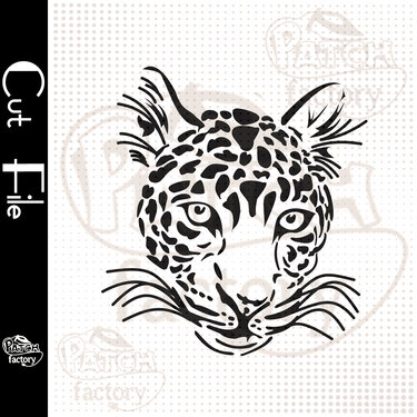Plotterdatei, Schnittvorlage Gebard, Leopard
