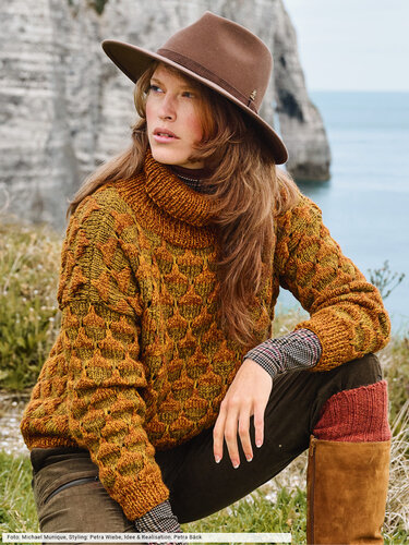 Pulli im Hebemaschen-Muster