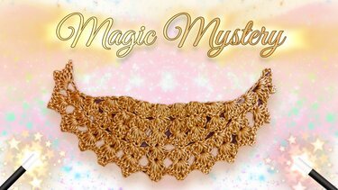 Magic Mystery-Häkelanleitung für ein hübsches Dreieckstuch