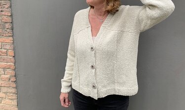 Strickanleitung Strickjacke Mika Größe 36 – 46