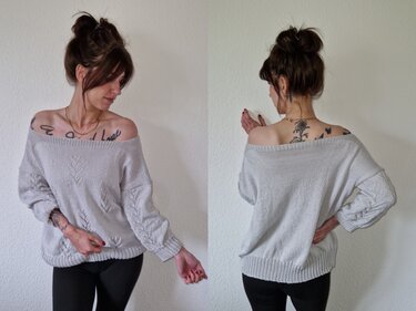 242 Strickanleitung Pullover lässiges Teilchen