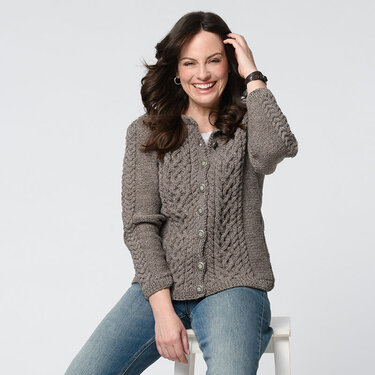 Strickanleitung Damentrachtenjacke "Trachtenwolle" 765031
