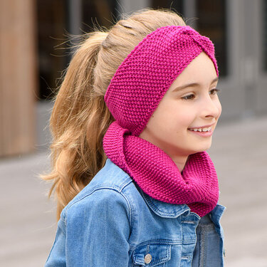 Strickanleitung Stirnband mit Loop "Sidney" 765037