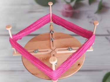 Bauanleitung für Wollhaspel zum stricken - Basteln