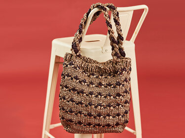 TASCHE TINA, gestrickt - Stricken