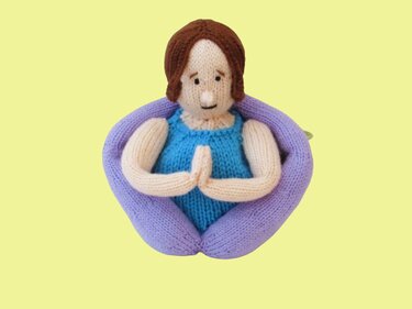 TeaCosyFolk's Yoga Teacher Tea Cosy Knitting Pattern