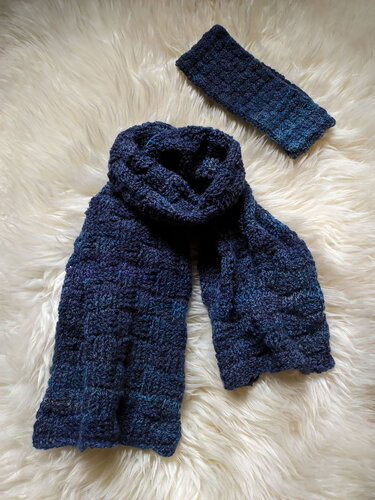 Headband and Scarf - Knitting