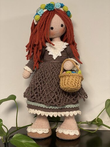 Crochet Pattern Doll Flora - Amigurumi - English - Big Doll