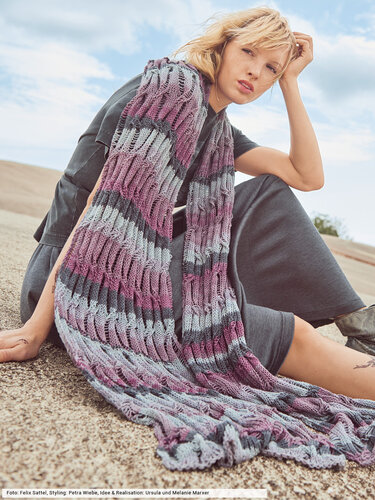 Schal im Farbverlauf - Stricken