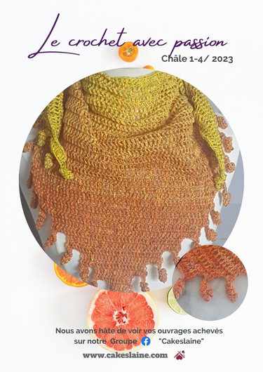 Tutorial Crochet Shawl for "BEGINNER"