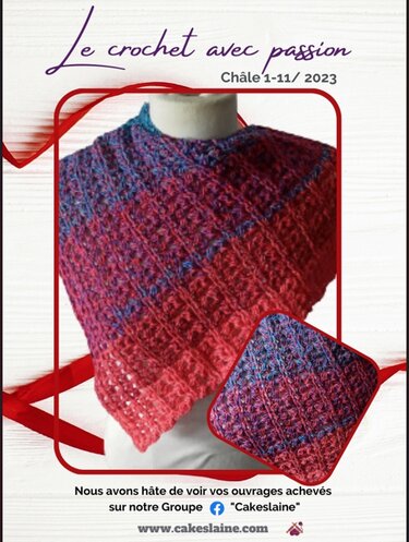 Tutorial "TRIANGULAR SHAWL" for Advanced - Crochet