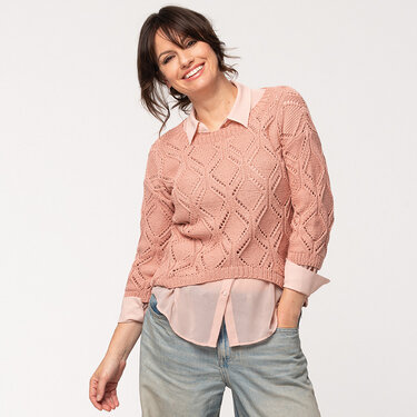 Strickanleitung Damenkurzpullover "Macau" 765161