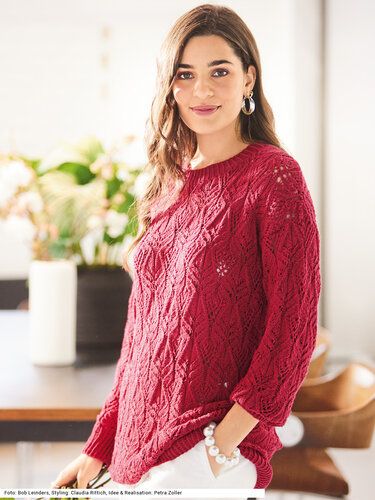 Pulli im Ajourmuster - Stricken