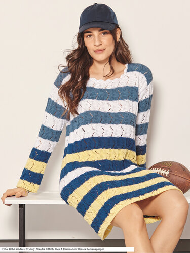 Kleid mit Ajourmuster - Häkeln