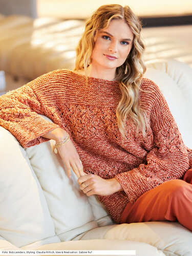 Pullover mit Ajourmuster