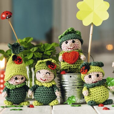 Gl&uuml;ckswichtel h&auml;keln - Häkeln