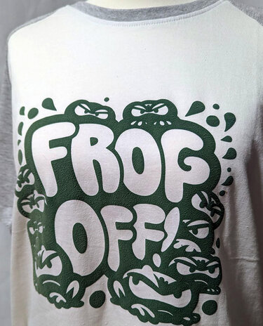 Frogg Off Laser Cut File - Funny Frog Design - SVG, Dxf, AI, Pdf, Eps, Png