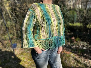 Crochet Pattern Summer Sweater "Boho-Breeze"