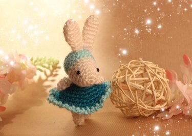 Häkelanleitung Amigurumi "MINI-OSTERHÄSCHEN"