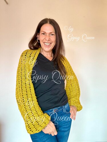 Häkelanleitung Bolero Jacke PDF | Boho Cardigan Häkeljacke Bolero häkeln