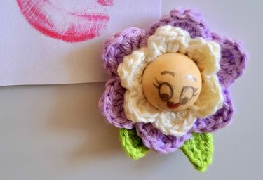 Blüten – Magnet Pins / Taschenbaumler häkeln