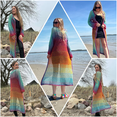 1-Bobbel-Hippie-Häkeljacke „Zabi“ - Häkeln