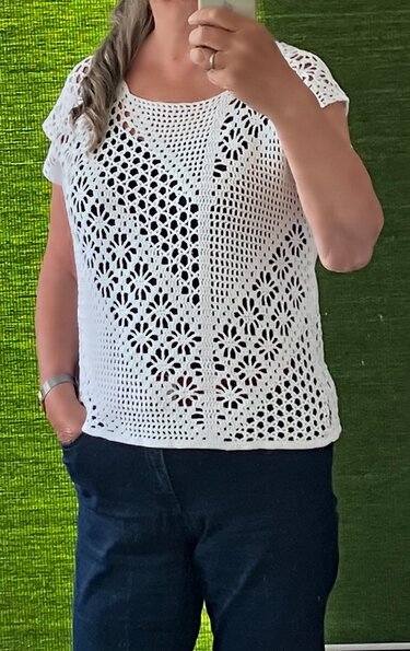 Shirt diagonal und asymmetrisch - Häkelanleitung - Bild 8