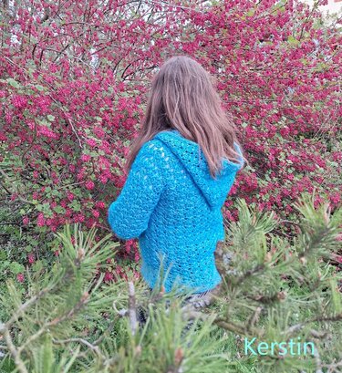 Gehäkelter Kapuzenpulli | BEACH WALK Hoodie | nahtlos | Kinder + Erw. - Häkeln