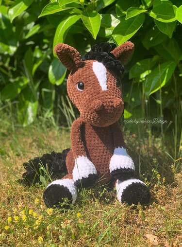 PDF Anleitung Deutsch Pferd häkeln Amigurumi