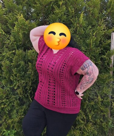 Häkelanleitung Shirt Strandkleid Tianna