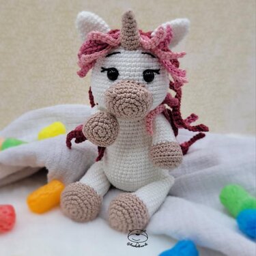 Einhorn Bounty häkeln - Häkelanleitung Anfänger Deutsch