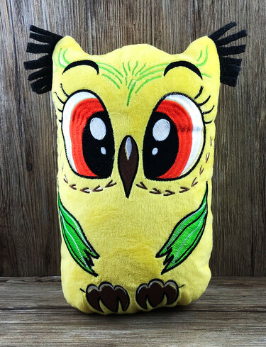 Stickdatei ITH Eule Universell für Rahmen 16×26 cm, Maschinenstickdatei - Sticken