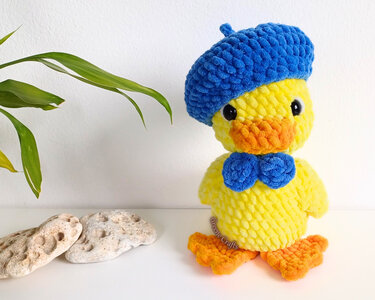 Mr. Quack, the Duck - Low Sew Toy Crochet Pattern