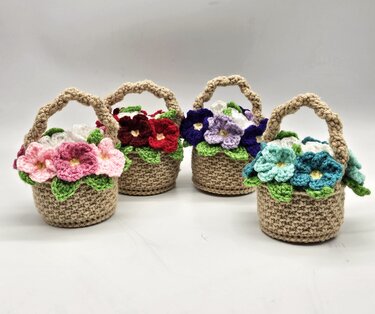 Everlasting Petunias- Crochet PDF- English