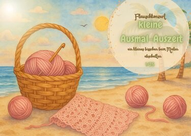 Ausmal-Auszeit - 1/25 - die Wolle und das Meer - Basteln