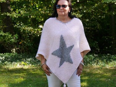 Strickanleitung Poncho Star Love