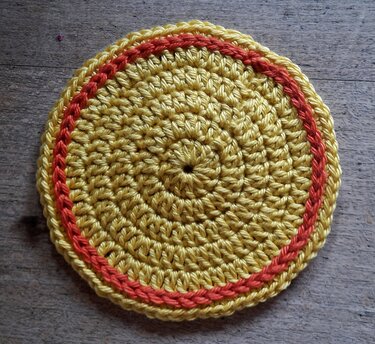 gehäkelte Glasuntersetzer - Häkeln