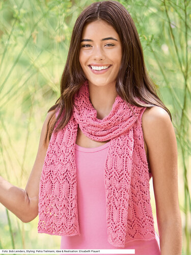 Tuch mit Ajourmuster