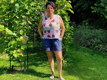 Sommerkarl Nr.5, Raffinesse im Dreieck - Stricken