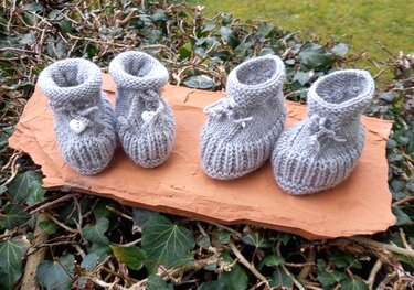 Babyschühchen - Stricken