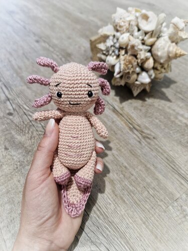 PDF Häkelanleitung Amigurumi Axolotl Lotti