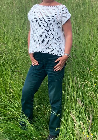 Shirt "Asymmetrie" - Häkelanleitung - Bild 8
