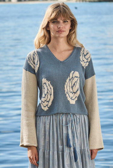 Pulli mit Rosenmotiven - Bild 2