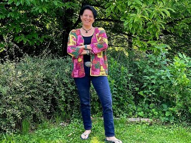 Karlos Nr.8, Sommerjäckchen mit ¾ Ärmel - Stricken