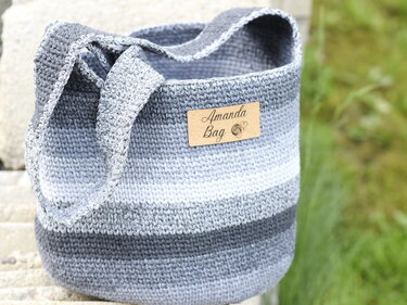+ AMANDA + bag crochet shopping bag crochet bag
