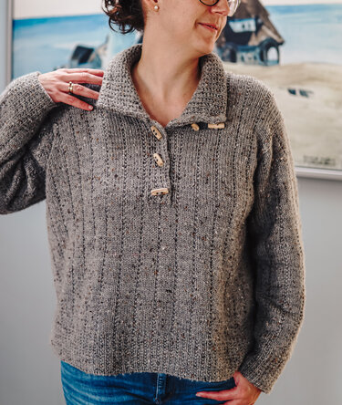 Sveas LinjeTroyer | knitting pattern | knitted troyer, sweater