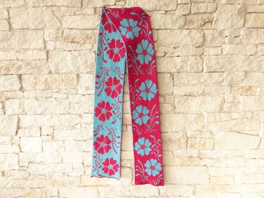 Summer scarf Blossom Magic - Double knitting pattern