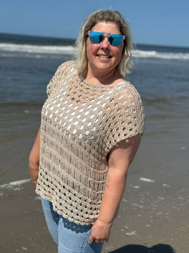 Häkelanleitung Pullover/Shirt Jacke/Weste Kajona