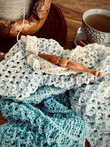 Tuch "Capo Bianco" aus der Küsten Kollection - Häkeln